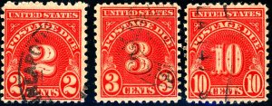 U.S. #POSTAGE DUE USED LOT
