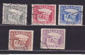 Iceland 1931 Golden Falls Used Sc 170-4 15573