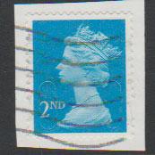 GB QE II Machin SG U2961 - 2nd brt blue - M11L - Source  B