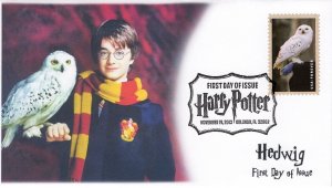 AO-4830-2, 2013, Harry Potter, FDC, Add-on Cachet, Pictorial Postmark, Hedwig th