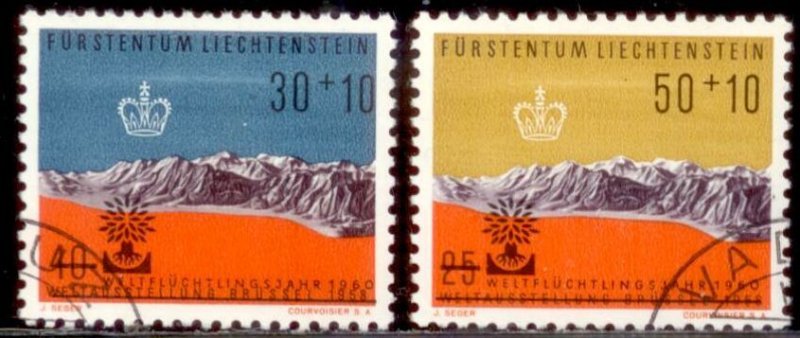 Liechtenstein 1960 SC# B22-3 Used E48