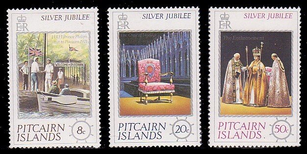 Pitcairn Islands 160 - 162 MNH