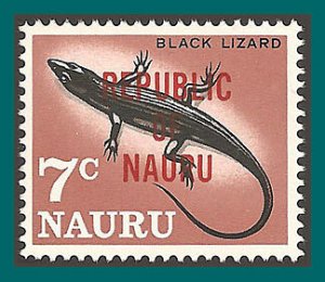 Nauru 1968 Independence, Lizard, 7c MNH 77,SG85