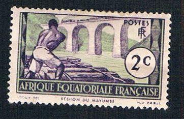 French Equatorial Africa 34 MLH Logging on Loeme (BP8410)