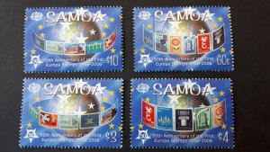 50th anniversary of EUROPA stamps - Samoa ** MNH Full set