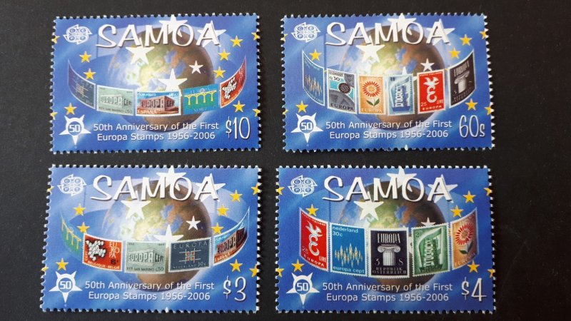 50th anniversary of EUROPA stamps - Samoa ** MNH Full set