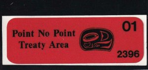 2001, NW Indian Treaty Fishing Stamp, Point No Point Res. Area, MNH (43634)