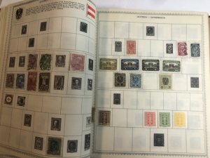 The New World Wide Postage Stamp Album Lots Of Old Stamps