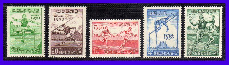 1950 - Bélgica - Scott n  B 480 / B 484 - MNH - IT-022 - 01