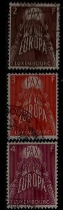 Luxembourg 329-31 used United Europe SCV19.75