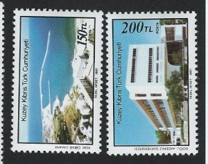 Turkish Republic of Northern Cyprus MNH sc  204-205