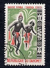 Dahomey Scott # 185, used