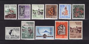 Ceylon 346-356 Set MNH Various