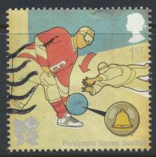 Great Britain SG 3105 SC# 2823 Oylmpics Goalball Used  see scan 