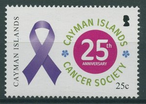 Cayman Islands 2021 MNH Medical Stamps Cancer Society 25th Anniv 1v Set