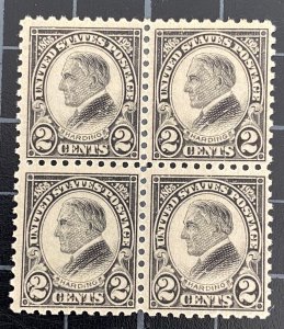 US Stamps - SC# 612 - MNH - Harding -  Block Of 4 - Catalog Value $130.00