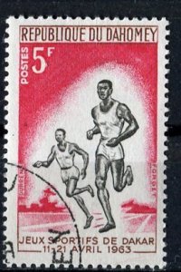 Dahomey 1963: Sc. # 175; Used CTO Single Stamp