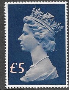 GB #MH176  £15  Machin Queen Elizabeth   (MNH) CV $13.50