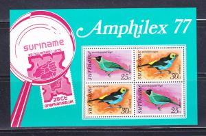 Surinam C60b MNH Birds