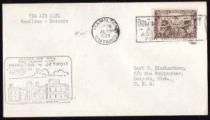 Canada-cover #13212 - 5c Airmail [ AAMC 2943] on first flight Toronto-Buffalo