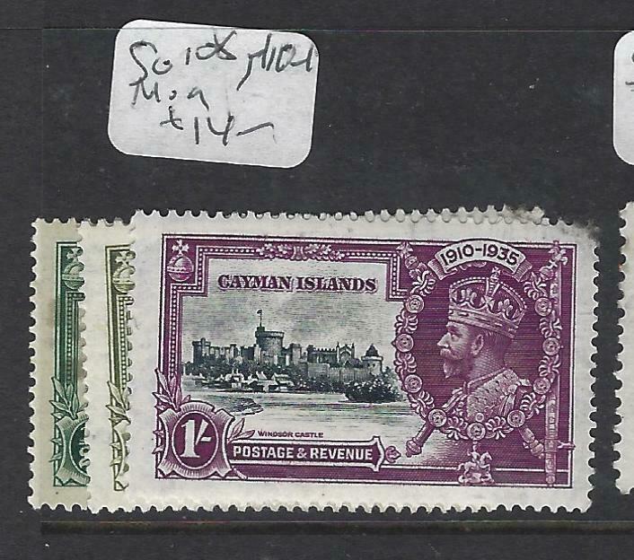 CAYMAN ISLANDS   (PP2903B)     KGV SILVER JUBILEE  SG  108, 110-2   MOG