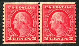 U.S. #492 MINT Pair OG HR