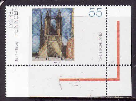 Germany-Sc#2184-unused NH set-Halle Market Church-Painting-2002-