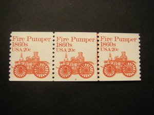 Scott 1908, 20 cent Fire Pumper, PNC3 #2, MNH Transportation Beauty, CV $50