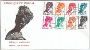 64871-  SENEGAL - POSTAL HISTORY -  FDC COVER 1983  - ETHNIC Costumes 