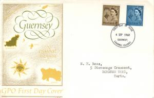 Guernsey Scott 5, 7 Typewritten Address.