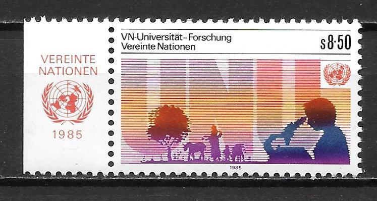 UN Vienna 49 University set with MI tab MNH