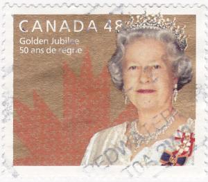 Canada - 2002 -Golden Jubilee QE II 48c Used 