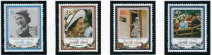 Norfolk Is 385-88 MNH 1986 QEII 60th Birthday (fe4051)