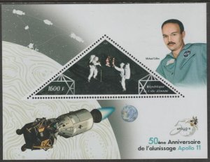 IVORY COAST - 2019 - Apollo 11, Collins - Perf De Luxe Sheet - MNH-Private Issue