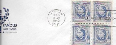 United States #859 - 863  FDC- Famous Authors