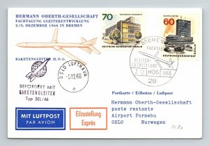 Germany 1966 - Hermann Oberth-Gesellschaft - FDC   - F7036