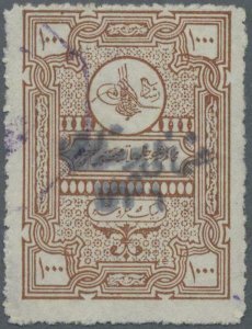 MOMEN: TURKEY IN ASIA SC #17 1921 USED **SCHELLER CERT** $1,750 LOT #63925