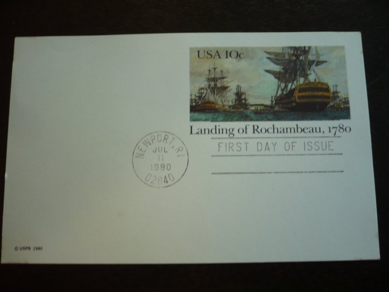 Postal History - USA - Scott# UX84 - First Day Cover
