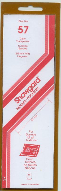 Mounts Showgard, 215/57mm (15ea. Clear) (00586C)