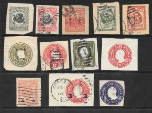 Canal Zone Envelope singles  Lot 17 different 2018 CV $52.15