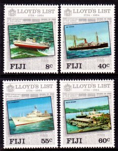 Fiji 1984 Lloyd's Visit Complete Mint MNH Set SC 509-512