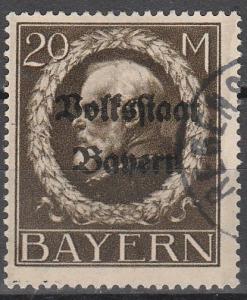 Bavaria #155 F-VF Used  CV $50.00 (A12938)