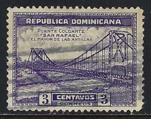 Dominican Republic 291 VFU BRIDGE X187-9