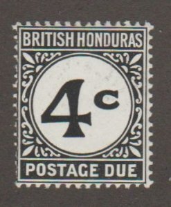 British Honduras - Scott# J3 - MH