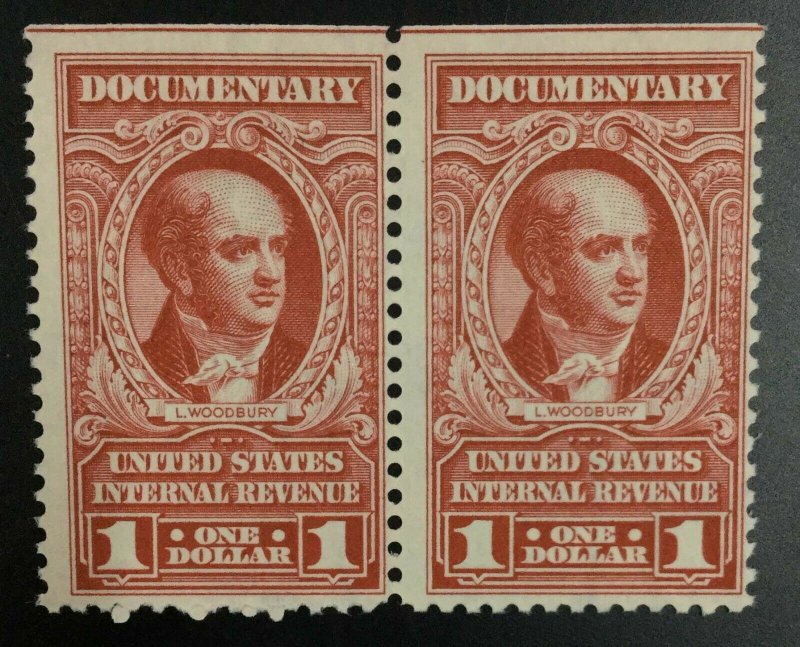 MOMEN: US STAMPS #R667 PAIR REVENUE MINT OG NH LOT #51982