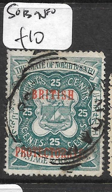 NORTH BORNEO (PP2703B)  25C ARMS LION BP SG 137 VFU