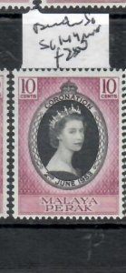 MALAYA PERAK   QEII  CORONATION SG 149    MNH  PP1121H