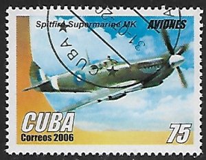 Cuba # 4604 - Airplane Spitfire Supermarine - unused / CTO....{R24}