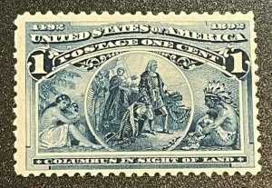 Scott#: 230 - Columbian Issue: Columbus in Sight of Land MNHOG - Lot 2