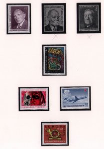 Austria lot of MNH stamps 1973 (album pages not included) (72)
